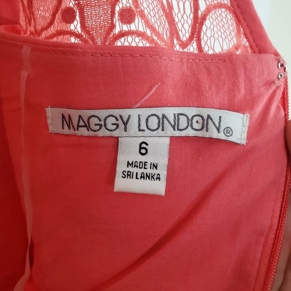 Maggy London lace top sleeveless dress - Picture 4 of 5